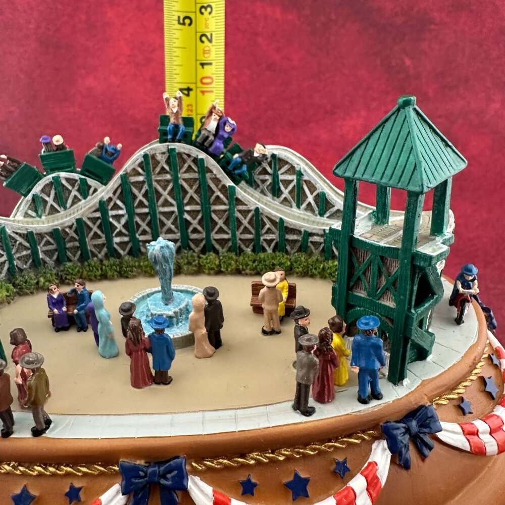 VINTAGE LIBERTY FALLS "ROLLER COASTER" MUSIC BOX # AH999 - Picture 10 of 10